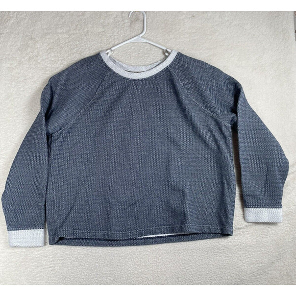 Orvis Sweater Mens XL Long Sleeve Casual Pullover Sideways Herringbone Crew Neck - Picture 1 of 6